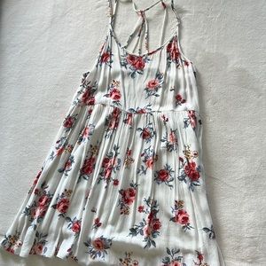 White floral dress